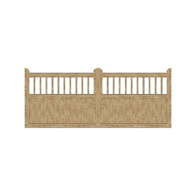 Country Garden port L300xH122cm til automatik, uden udskæring til lås