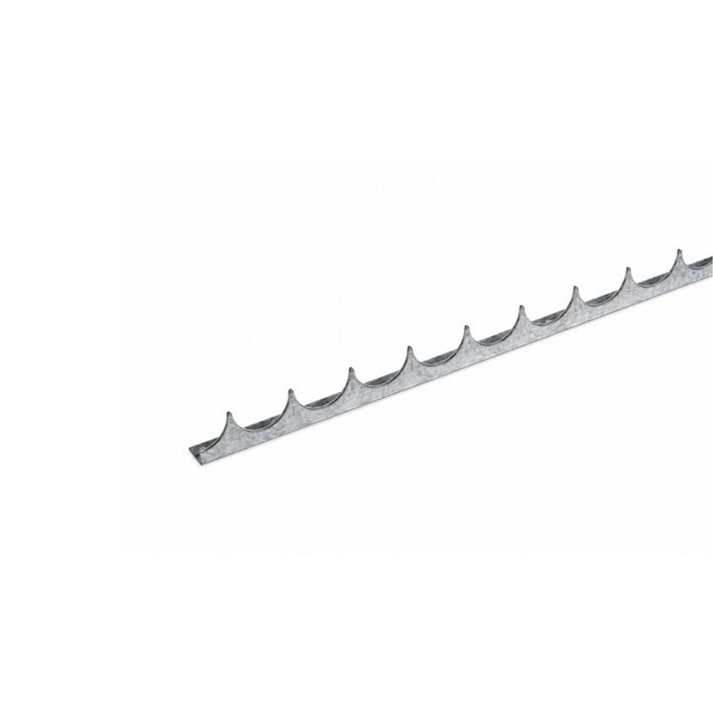 Overklatringssikring til påskruning (til f.eks. panelhegnslåge eller -port), 100 cm, galvaniseret