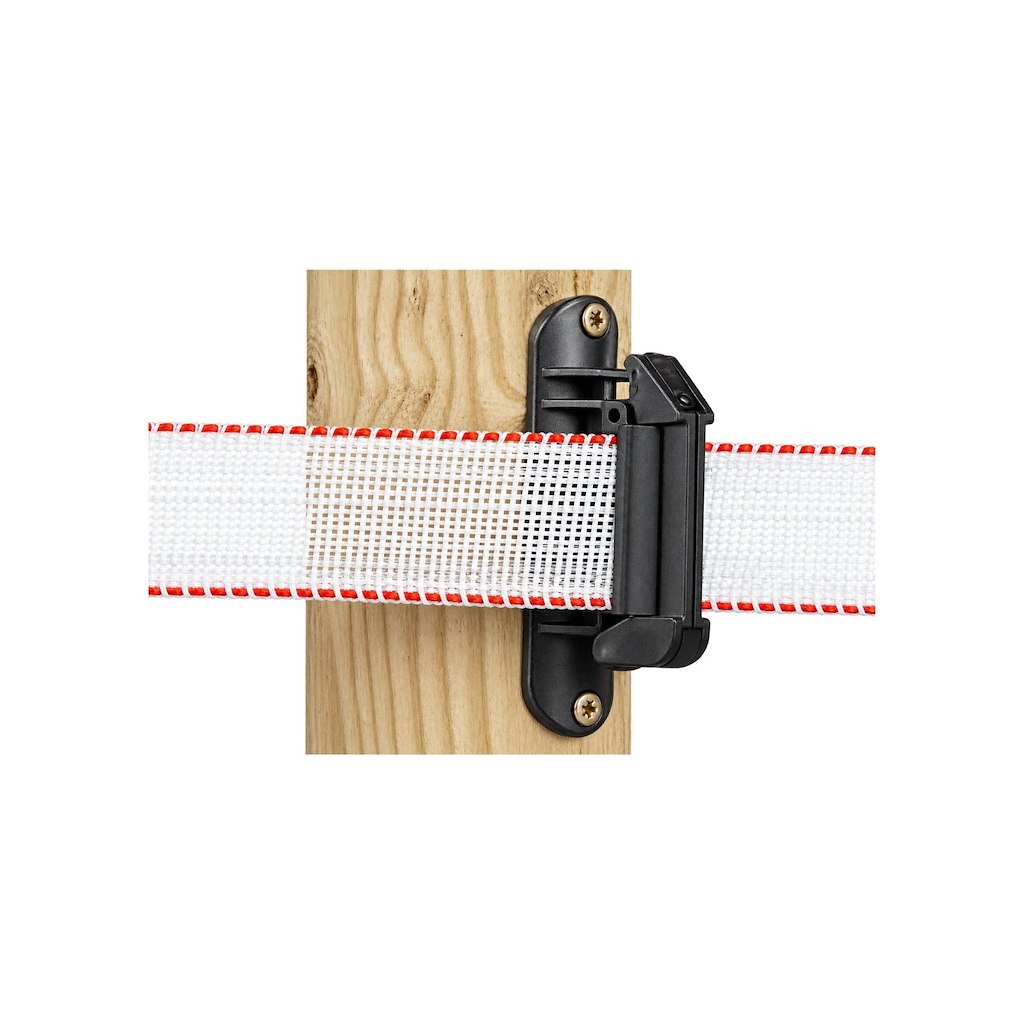 Isolator til 40 mm bånd, sort, 20 stk