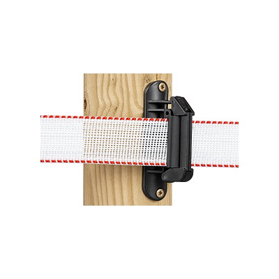 Isolator til 40 mm bånd, sort, 20 stk