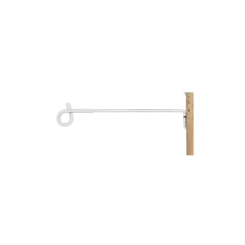 Afstandsisolator Pigtail 40 cm hvid (10)